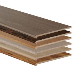 Design Stufenauflage mit Holzkern 1200 x 295 x 30 mm, 4 Stück 
