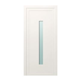 Kunststofftür Mod. Modern 1 - 1000 x 2100 mm (B x H), Anschlag: innen rechts - DIN rechts