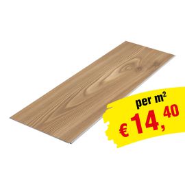 Laminatboden Clicksystem  - Modell: NANTES Fichte Dekor, Abmessung: 1292 x 193 x 7 mm