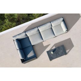 Loungemöbel London Set 6-teilig - Farbe: anthrazit