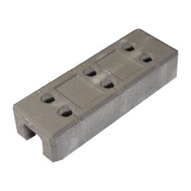 Bauzaunfuß aus Beton