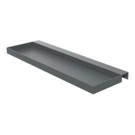 Outdoorküche aus Aluminium & Sinterstein Zubehör Ablageschale - Breite: 400 mm, Tiefe: 120 mm, Höhe: 20 mm