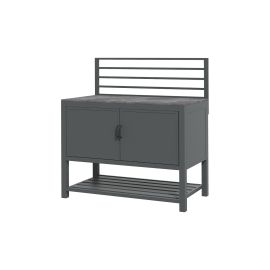 Outdoorküche aus Aluminium & Sinterstein Modul B Schrank - Breite: 1200 mm, Tiefe: 590 mm, Höhe: 1240 mm
