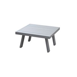 Kaffeetisch quadratisch Lissabon aus Aluminium - Farbe: graualuminium, Maße: 710  x 710 x 380 mm