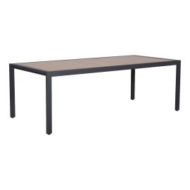 Gartentisch Nice – Farbe: anthrazit, Breite: 1000 mm, Länge: 2200 mm, Höhe: 850 mm