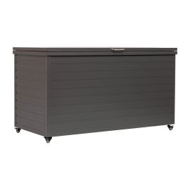 Aluminium Kissenbox Santorini – Farbe: anthrazit, Breite: 765 mm, Länge: 1625 mm, Höhe: 895 mm