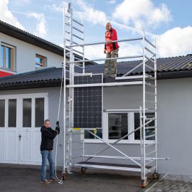 Solar Paneel Lift  - passend für Mod.: E-102, Gerüstlänge: 2,50 m, Arbeitshöhe: 4,30 m