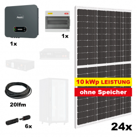 Photovoltaik POWER PLUS 2 Komplettanlage - Gesamtleistung: 10 kWp, ohne Speicher