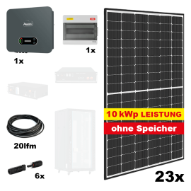 Photovoltaik POWER PLUS MAX Komplettanlage - Gesamtleistung: 10 kWp, ohne Speicher, mit String Wechselrichter