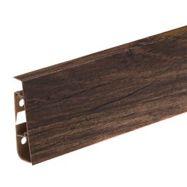 Sockelleiste Prestige - Farbe: dunkelbraun, Länge: 2500 mm, Höhe: 75 mm, Tiefe: 22 mm