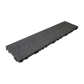 Terrassendielen Stecksystem WPC – Farbe: grau, Breite: 150 mm, Länge: 600 mm, Höhe: 22 mm