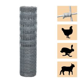 Weidezaun / Knotengeflecht Taurus leicht, Rollenlänge: 50 m, Kantendrähte: ø 2,4 mm, Draht: ø 1,9 mm