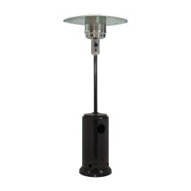 Terrassenstrahler JULE - Material: pulverbeschichteter Stahl, Farbe: schwarz, Durchmesser Ø: 455 mm, Höhe: 2210 mm, Leistung: bis zu 13 kW