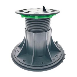 Stelzlager für Terrassenunterkonstruktion - Höhe: 200-295 mm, verstellbar: an der Grundplatte