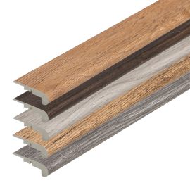 Stufenauflage Vollprofil für Loose Lay Vinyl, 2400 x 55 x 18 mm