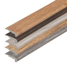 Stufenauflage Vollprofil für Loose Lay Vinyl, 2400 x 55 x 18 mm