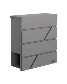 Briefkasten Mod. 10GR - Farbe: graualuminium