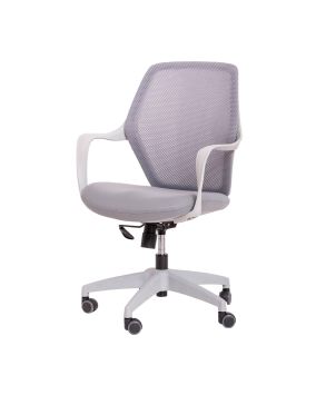 Drehstuhl Sierra - Abmessungen: 57 x 94-104 x 53 cm, Farbe: grau