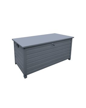 Aluminium Gartenbox - Breite: 1350 mm, Tiefe: 590 mm, Höhe: 750 mm, Rauminhalt: 424 l