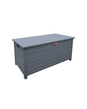 Aluminium Gartenbox - Breite: 1350 mm, Tiefe: 590 mm, Höhe: 750 mm, Rauminhalt: 424 l