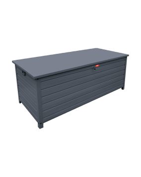Aluminium Gartenbox - Breite: 1810 mm, Tiefe: 790 mm, Höhe: 750 mm, Rauminhalt: 800 l