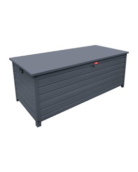 Aluminium Gartenbox - Breite: 1810 mm, Tiefe: 790 mm, Höhe: 750 mm, Rauminhalt: 800 l