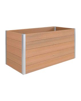 WPC Hochbeet Nina - Farbe: Holzoptik, Maße (L x B x H): 160 x 70 x 75 cm