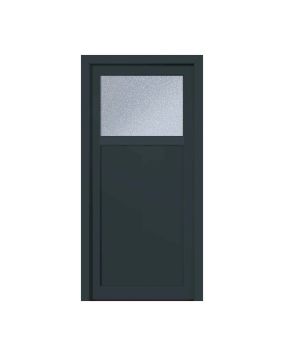 Kunststofftür Mod. Modern 3 - 980 x 1980 mm (B x H), Anschlag: innen links - DIN links