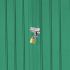 Mülltonnenbox / Gerätehaus - Farbe: grün, Länge: 2350 mm, Breite: 1000 mm, Höhe: 1300 mm 