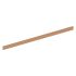 Sicht- und Lärmschutz Simple Profi Abschlussprofil WPC Höhe 14 cm - Farbe: hellbraun, Länge: 300 cm