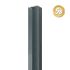Alu U-Profil 2-teilig für 44 mm Profile - Farbe: anthrazit 5S, Länge: 100 cm