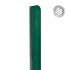Alu U-Profil beweglich für 44 mm Profile - Farbe: grün, Länge: 100 cm