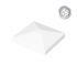 Alu Pfosten Abdeckkappe 60 x 60 mm - Farbe: weiß, Form: Pyramide