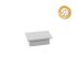 Alu Ornament Abdeckkappe Verona  - Farbe: grau 5S, Form: flach, Querschnitt: 44 x 30 mm