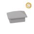Alu Ornament Abdeckkappe Verona  - Farbe: dunkelgrau 5S, Form: Pyramide, Querschnitt: 44 x 30 mm