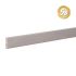 Alu Abschlussprofil 80 x 20 mm  - Farbe: dunkelgrau 5S, Länge: 300 cm