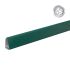 Alu Lamellen Profil 44 x 80 mm - Farbe: grün, Länge: 250 cm