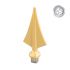Alu-Ornament Abdeckkappe - Farbe: gold, Form: Speer