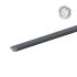 Alu Abschlussprofil 44 x 14 mm - Farbe: anthrazit, Länge: 250 cm