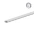 Alu Abschlussprofil 44 x 14 mm - Farbe: grau, Länge: 250 cm