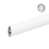 Alu Querlattenprofil 44 x 120 mm - Farbe: weiß, Länge: 250 cm, Höhe: 12 cm