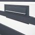 Briefkasten Mod. BK-38 - Farbe: anthrazit RAL 7016