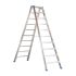 Alu-Stufen Stehleiter Mod. SL - Stufenanzahl: 10, Länge: 2,35 m