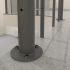 Brüstungsgeländer für Mod. Washington - Länge: 100 cm, Höhe: 90 cm, Farbe: silber, Holzart: Buche