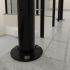 Brüstungsgeländer für Mod. Washington - Länge: 100 cm, Höhe: 90 cm, Farbe: schwarz, Holzart: Walnuss 