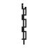 WPC Profil Stil - Farbe: Holzoptik hell, Länge: 200 cm, Höhe: 15 cm, Stärke: 2 cm